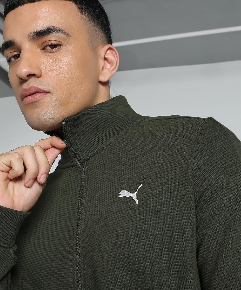 PUMA Mens Cotton Blend Standard Length Jacket - Image 3