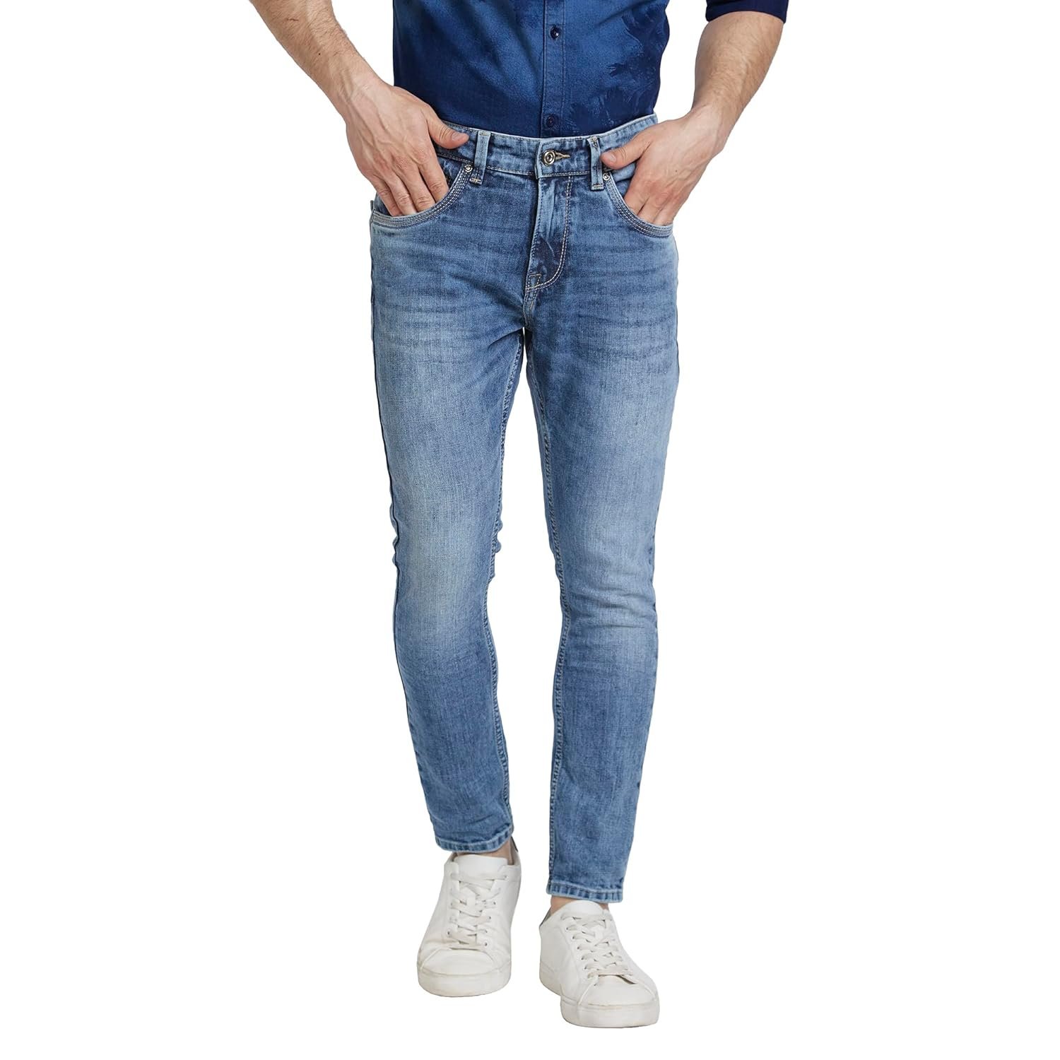 Spykar Men's Fitted Jeans