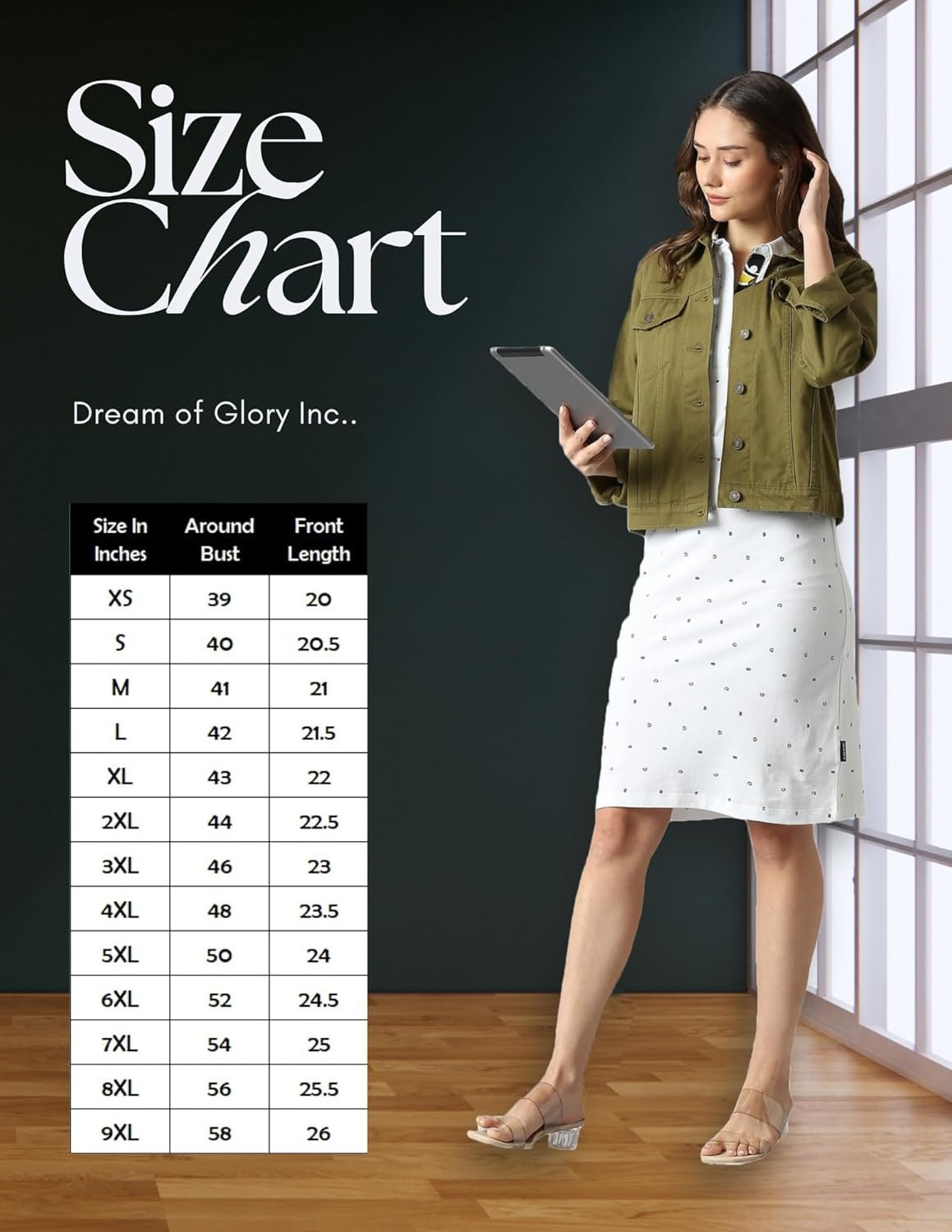 Dream of Glory Inc. Women's Denim Jacket - Image 2