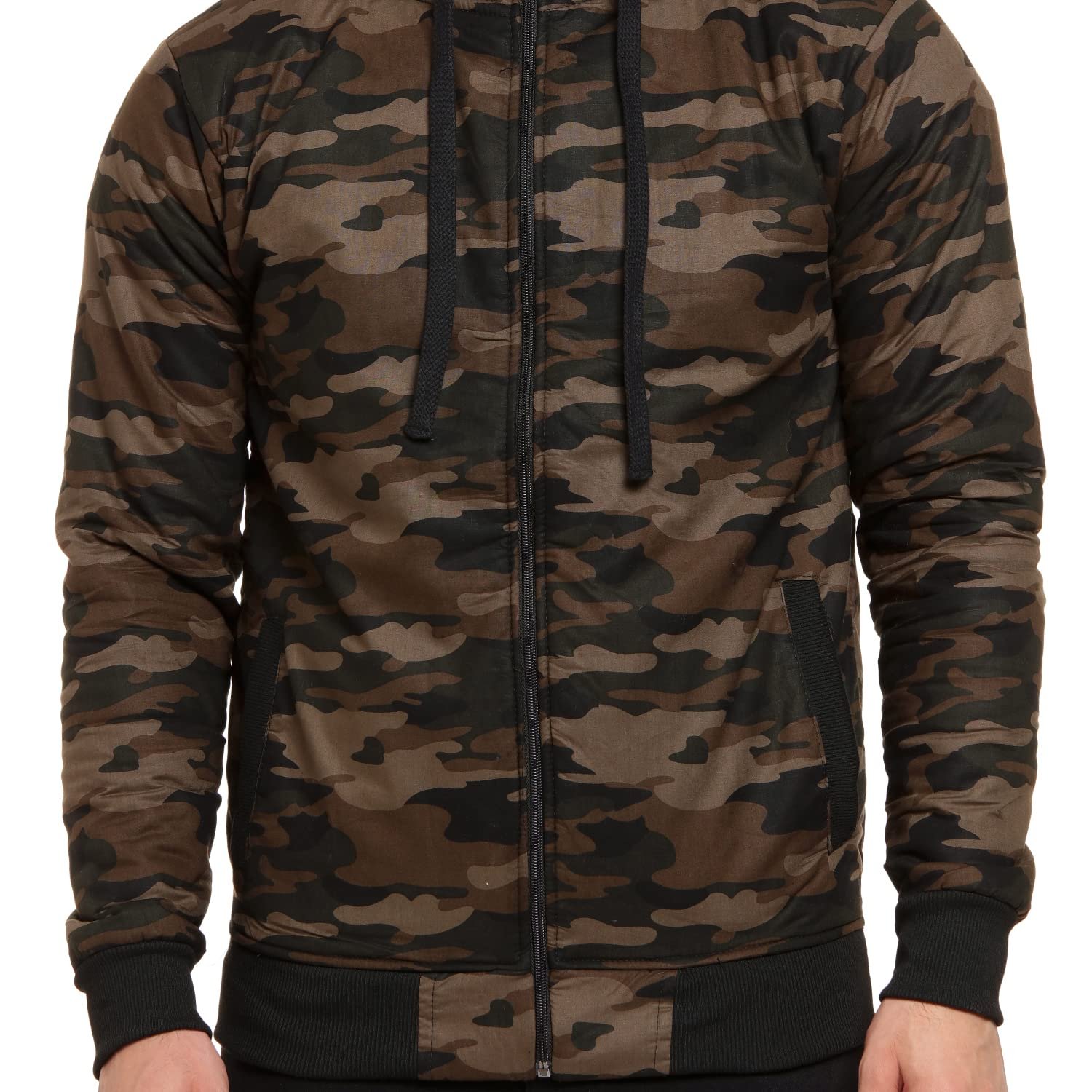 Campus Sutra Mens Cotton Blend Standard Length Jacket - Image 7