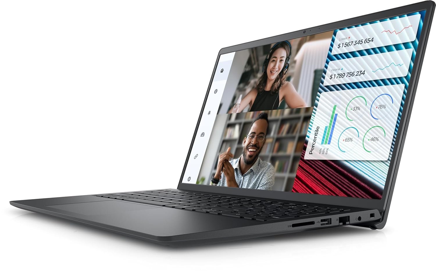DELL 15 (2025) Intel Core i5 12th Gen 1235U - (16 GB/512 GB SSD/Intel Iris Xe Graphics/Windows 11 Home) Thin and Light Laptop/15.6" FHD Display/Backlit Keyboard/Black/1.5kg/MSO 2021/3 Years Warranty - Image 3