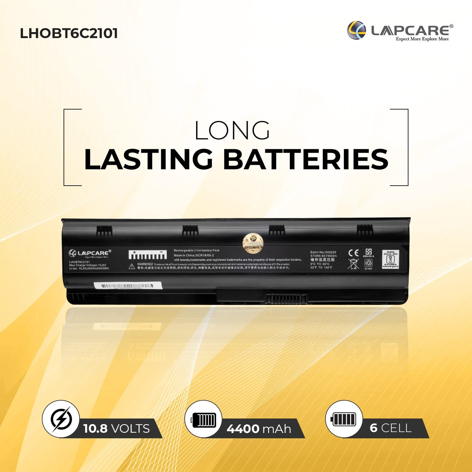 Lapcare CQ42 6-Cell Battery for HP Laptops - Image 3