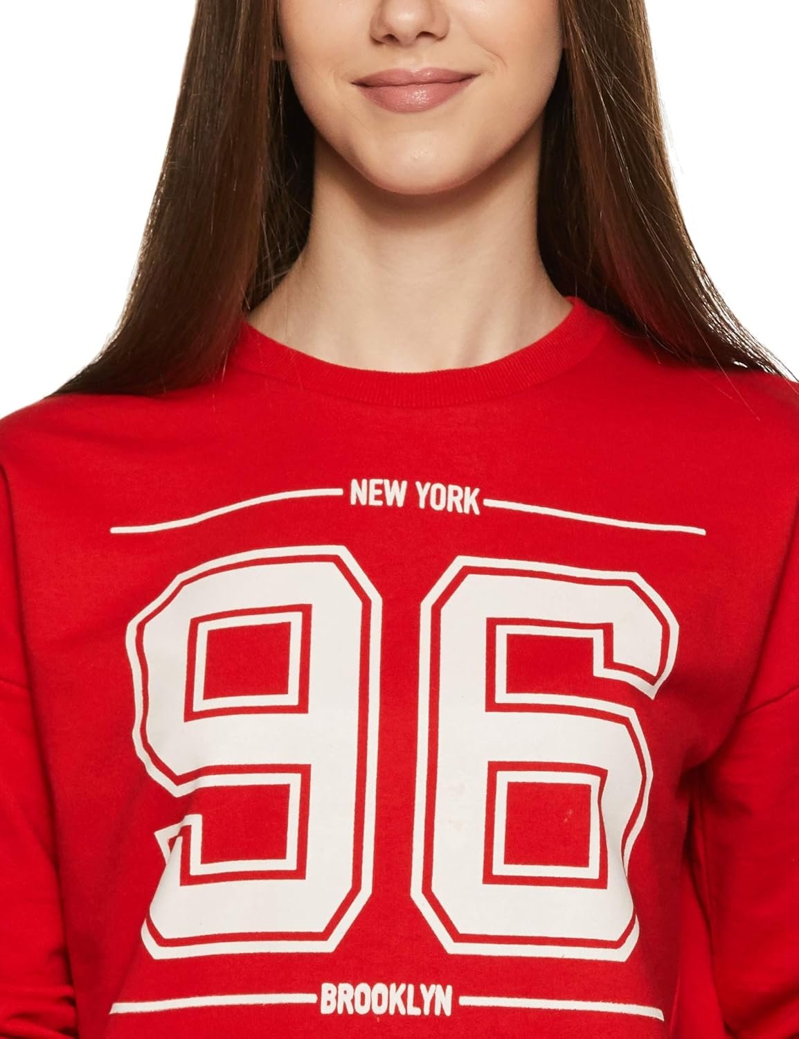 Amazon Brand - Symbol Women Cotton Blend Round Neck Regular Fit Sweatshirt (Pullover) - Image 4