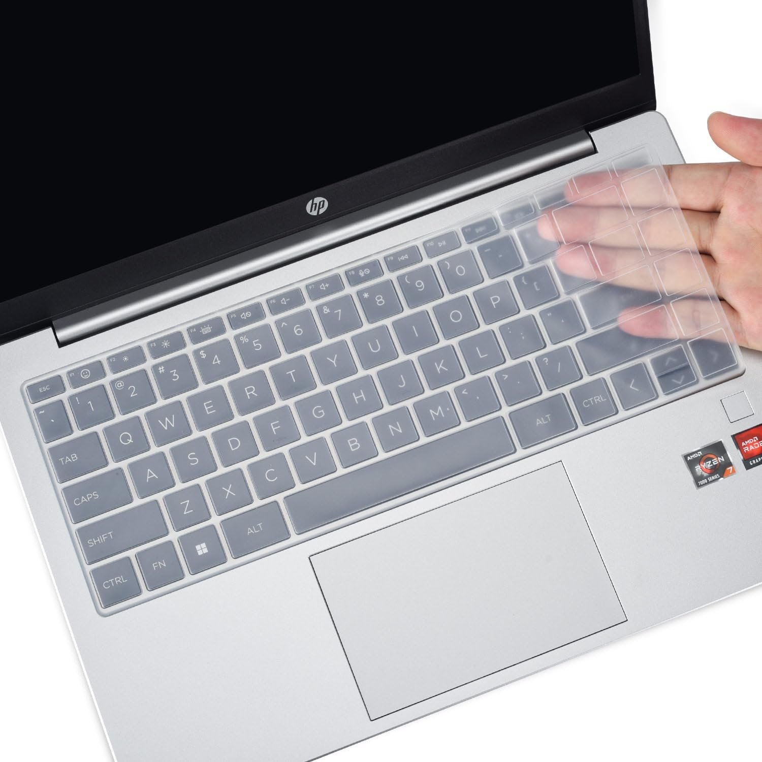 Saco Laptop Keyboard Cover Compatible for HP Pavilion 14-EC/14-DV Series 14-ec0033AU ec1003AU ec1005AU ec1008AU ec1019AU 14-dv0054TU dv0058TU dv1000TU dv1029TU dv2014TU dv2041TU Laptop, Transparent