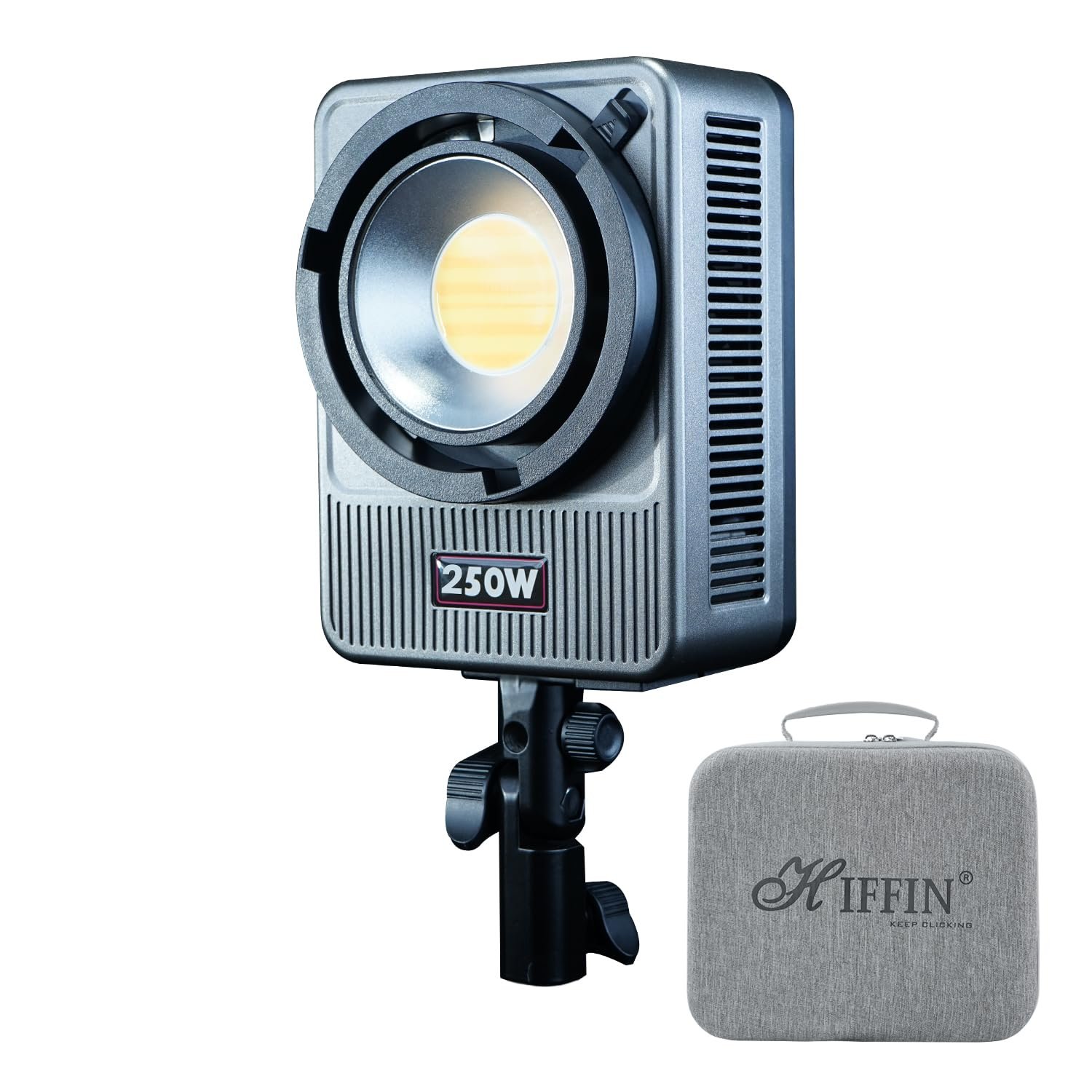 HIFFIN HF-250PRO Wonder Series 250W LED Studio Light | 17,800lm High Brightness | CRI 95+ | CCT 2700K-6500K | Bowens Mount | App Control | Professional Lighting Videography & Studio Setups