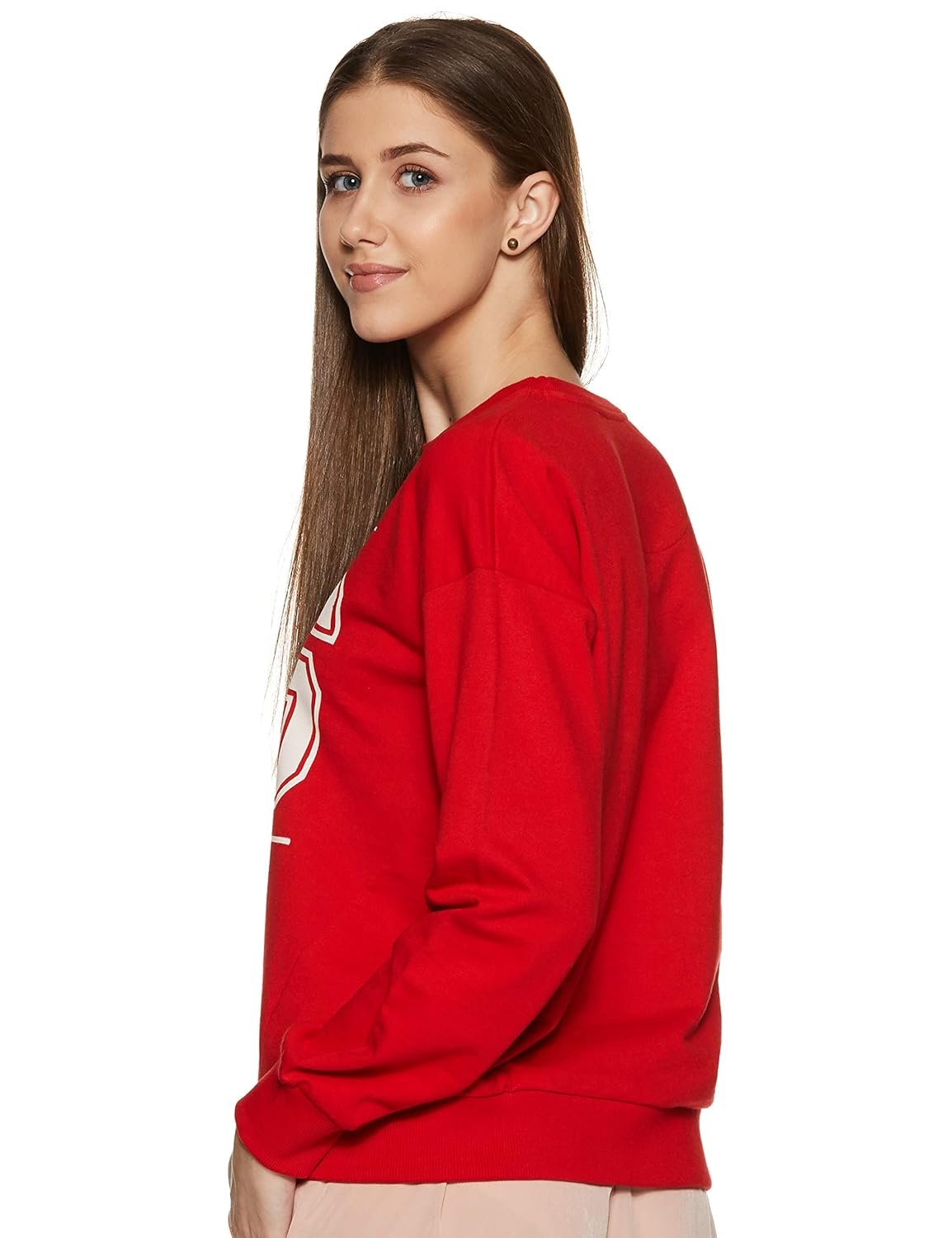 Amazon Brand - Symbol Women Cotton Blend Round Neck Regular Fit Sweatshirt (Pullover) - Image 2