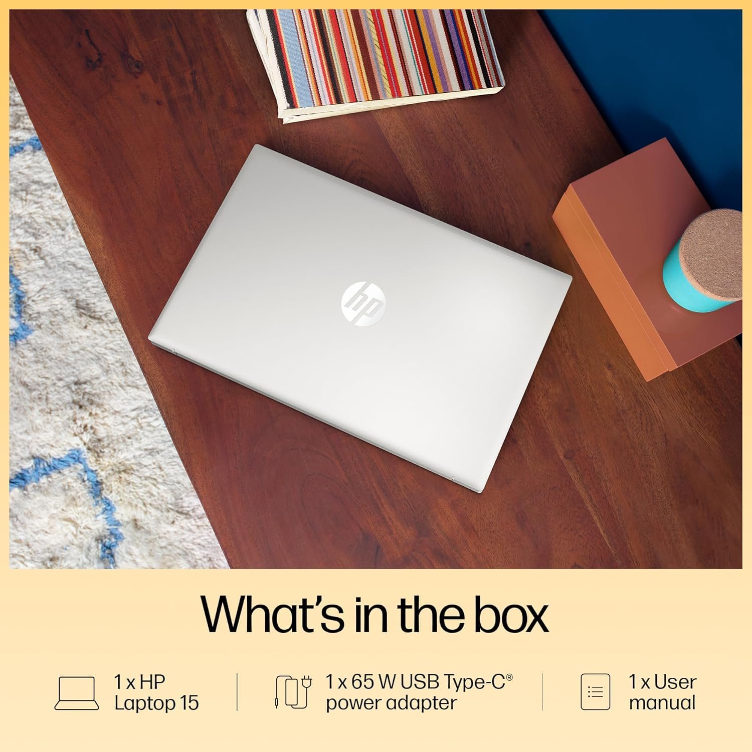 HP 15, AMD Ryzen 7 5825U, 16GB DDR4, 512GB SSD, 15.6-inch(39.6cm) Anti-Glare, FHD, Radeon Graphics, Backlit KB, 1080p HD cam (Win11, M365 Basic(1yr),Office Home24, Silver, 1.69kg) fc0476AU - Image 11