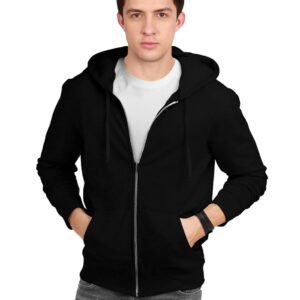 fanideaz Men’s Cotton Hooded Sweatshirt with Zip