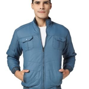 TrapNation Men’s Solid Regular Jacket Jerkin Storm