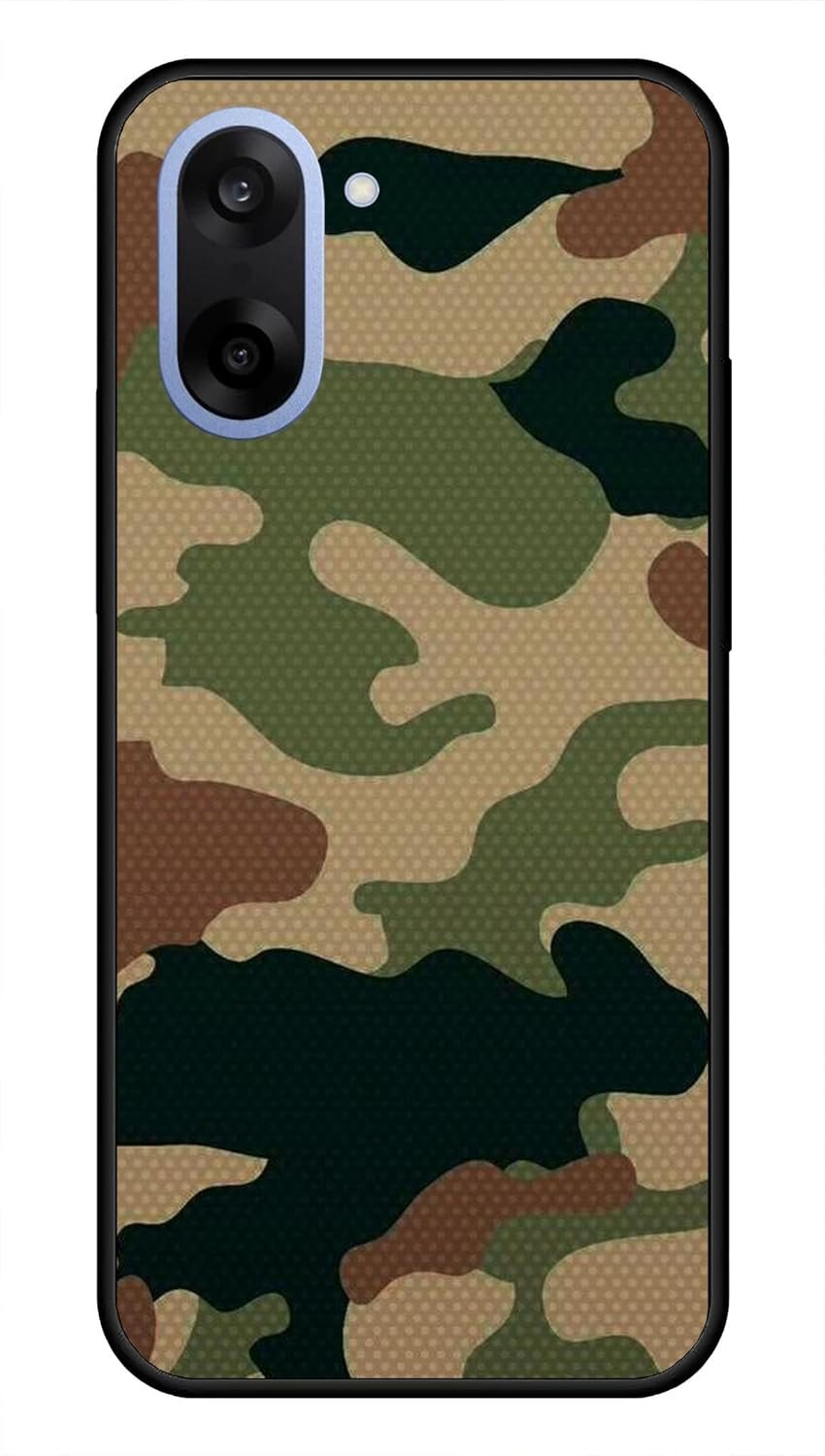 NDCOM for OnePlus Nord CE 5 Back Cover | Protective OnePlus Nord CE5 Back Cover | Shockproof OnePlus Nord CE 5G Case Cover | Military Camouflage Trendy Printed Metal Case
