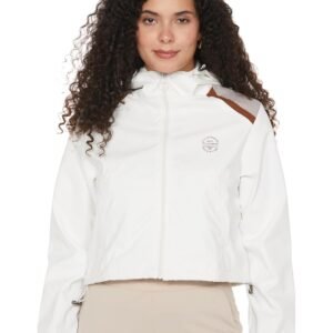 Qube By Fort Collins Women’s Hooded Windbreaker Jacket – Lightweight, Air-Resistant Outerwear for Active Lifestyle & Outdoor Adventures