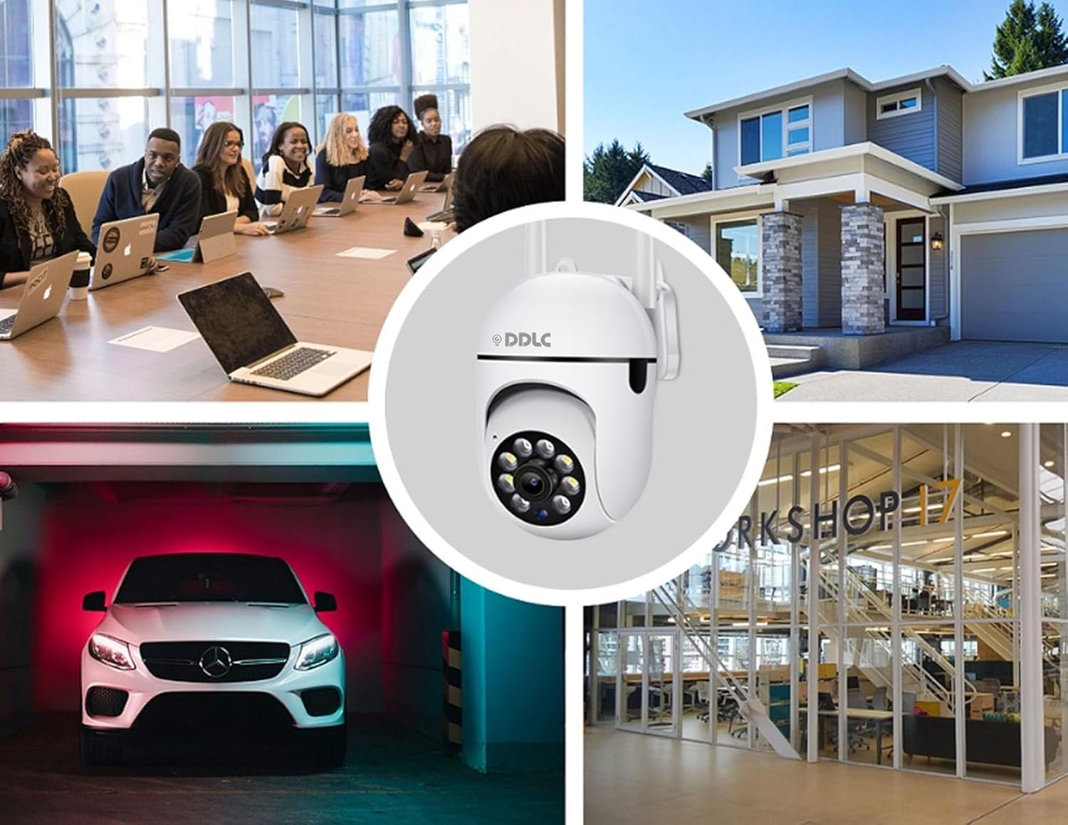 DDLC wi-fi Mini IP PTZ Camera CCTV Security Surveillance with Two Way Audio Colour Vision Indoor & Outdoor Use (MINI PTZ) - Image 6