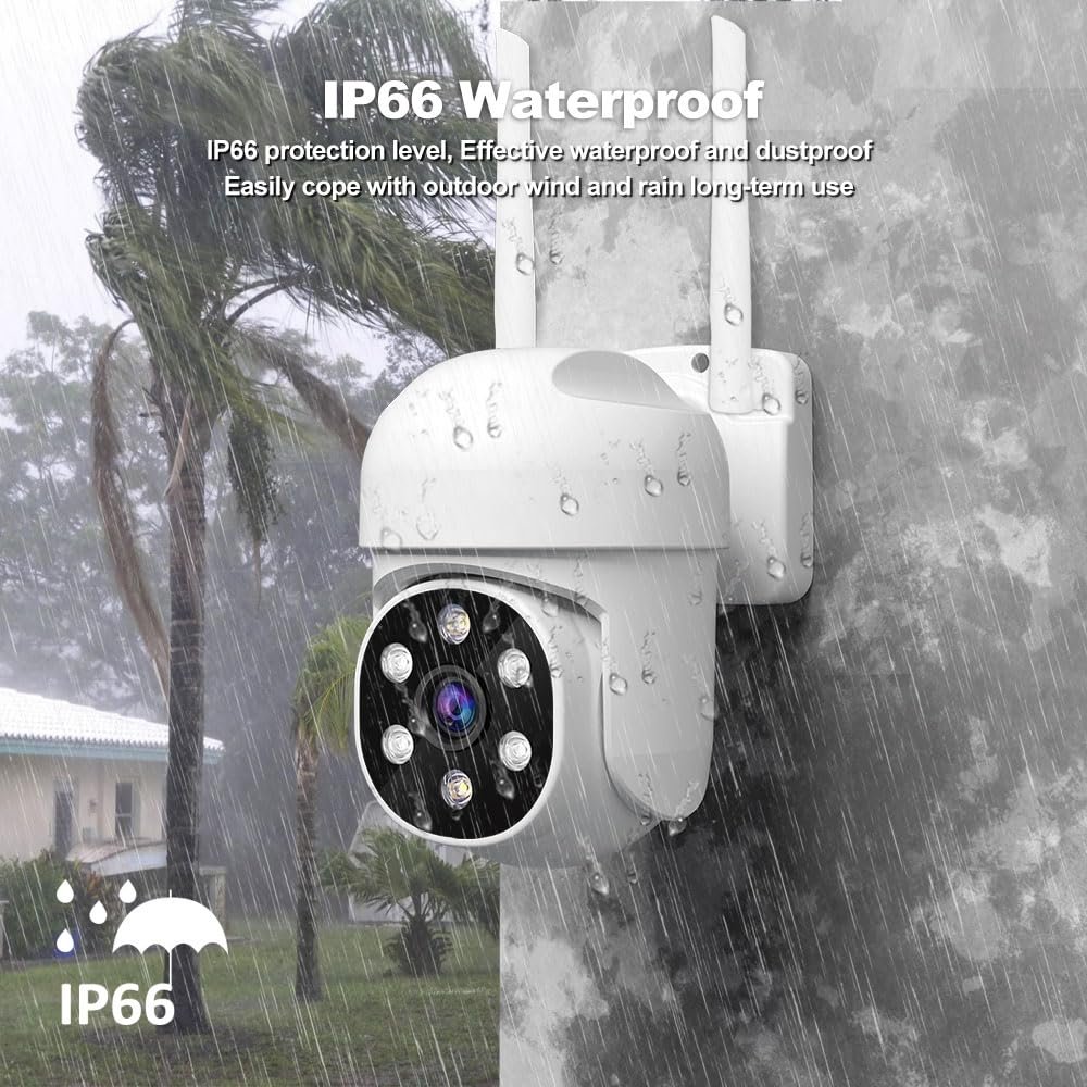 Maizic Ultracam Fox 3 MP High Definition Wi-Fi CCTV Camera for Home Security, Motion Detection, AI Human Detection, Two-Way Audio Communication, Waterproof IP66, Support 2.4Ghz WiFi, Outdoor Camera - Image 8