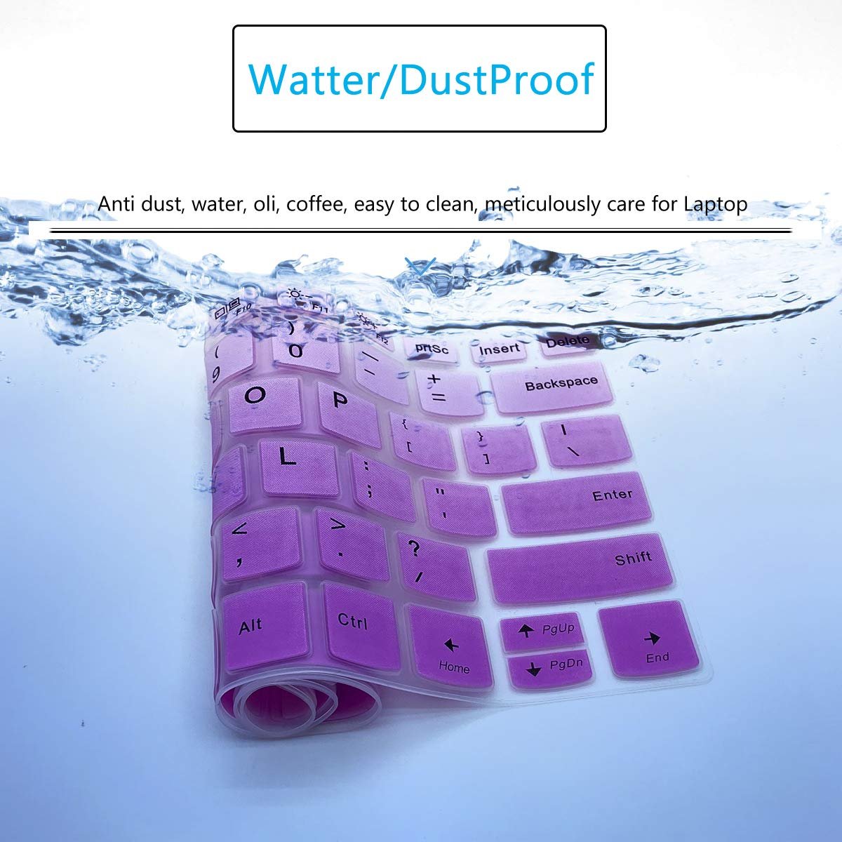 Keyboard Cover for Lenovo IdeaPad Flex 5 5i 5g 14", IdeaPad 5 5i 2-in-1 14", IdeaPad Slim 5 5i 14", Ideapad 5 5i 14", Ideapad Pro 5 5i 14, Lenovo Slim 7 7i 14", Lenovo Yoga 7 7i 14", IdeaPad 5X 14 - Image 9