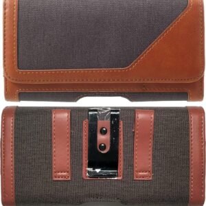 WHITBULL Belt Holster Leather Case Cover Clip Magnetic Closure for OnePlus 13 / 13s / 13R / 12R / Nord CE5 / Ace 5 Pro/Ace 5 / Ace 3V / Ace 3 Pro – Brown