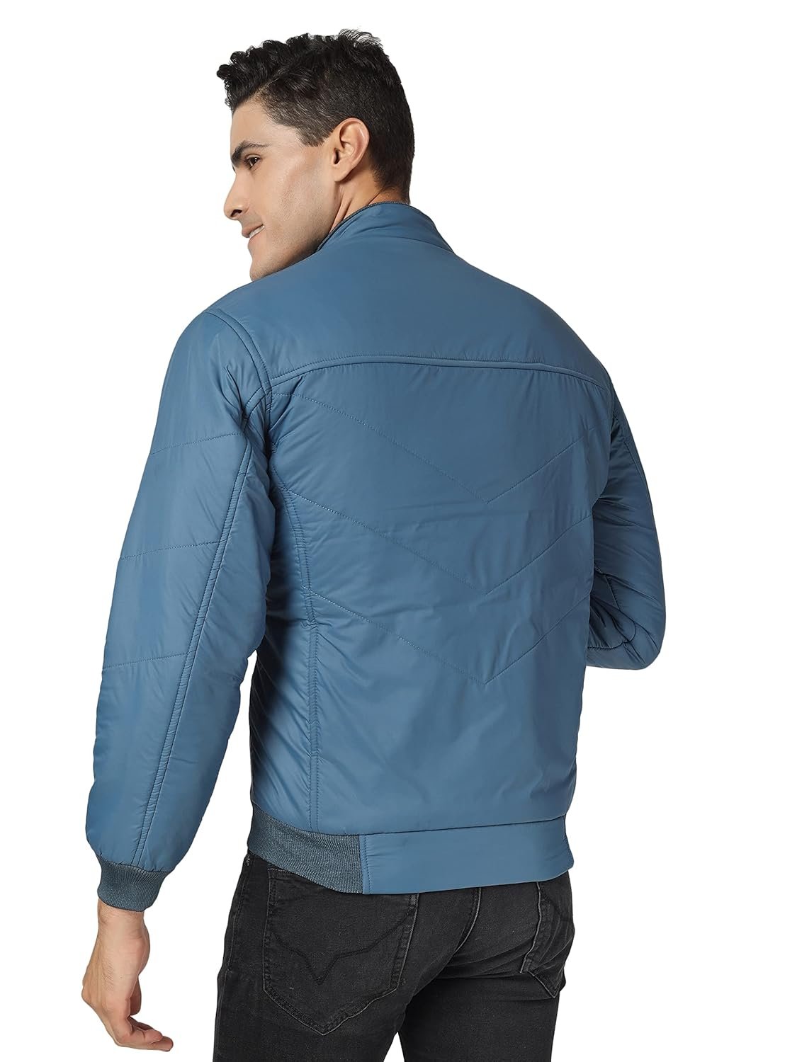 TrapNation Men's Solid Regular Jacket Jerkin Storm - Image 2