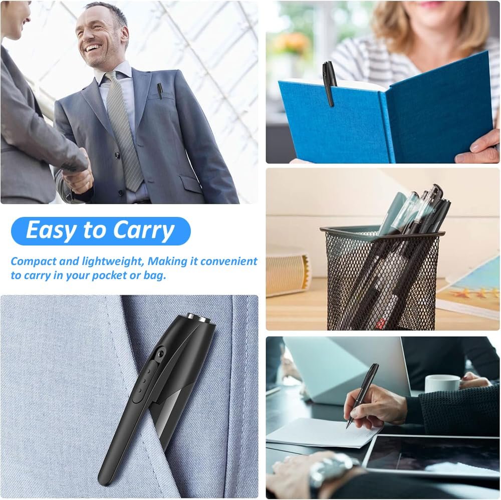IFITech Hidden 1080P Full Hd Pen Camera | 100 Minutes Battery Life | Body Camera with Video and Audio Recording | Spy Camera Supports Max 128GB SD Card (Not Included) | Secret Pen Recorder - Image 4