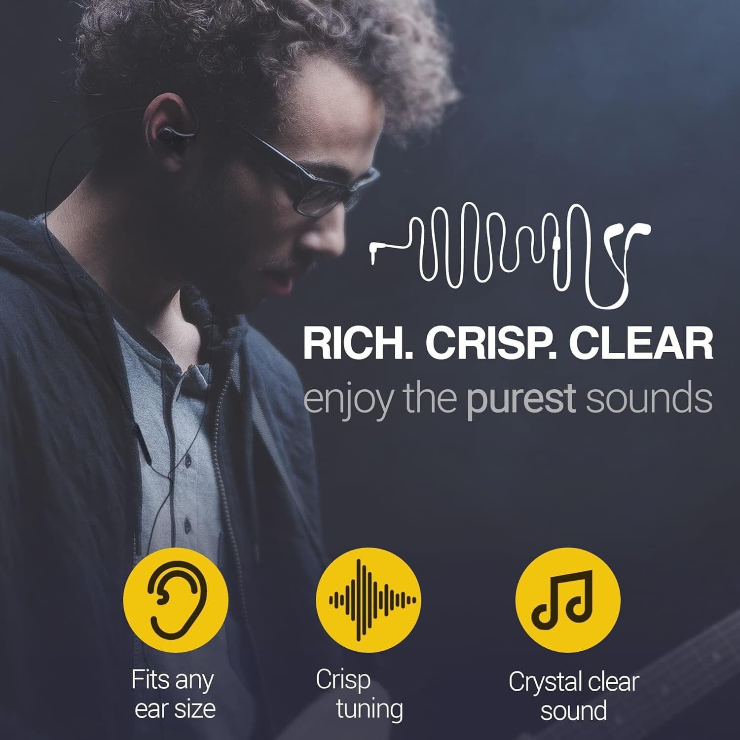 Type-C Earphones for OPP-O A5 Pro, F31/Pro/Pro Plus, K13 5G/Turbo 5G/Turbo Pro, Pad SE, Pad SE LTE, Reno14, Reno14 Pro Earphones Headphones (CAK4, Black) - Image 4