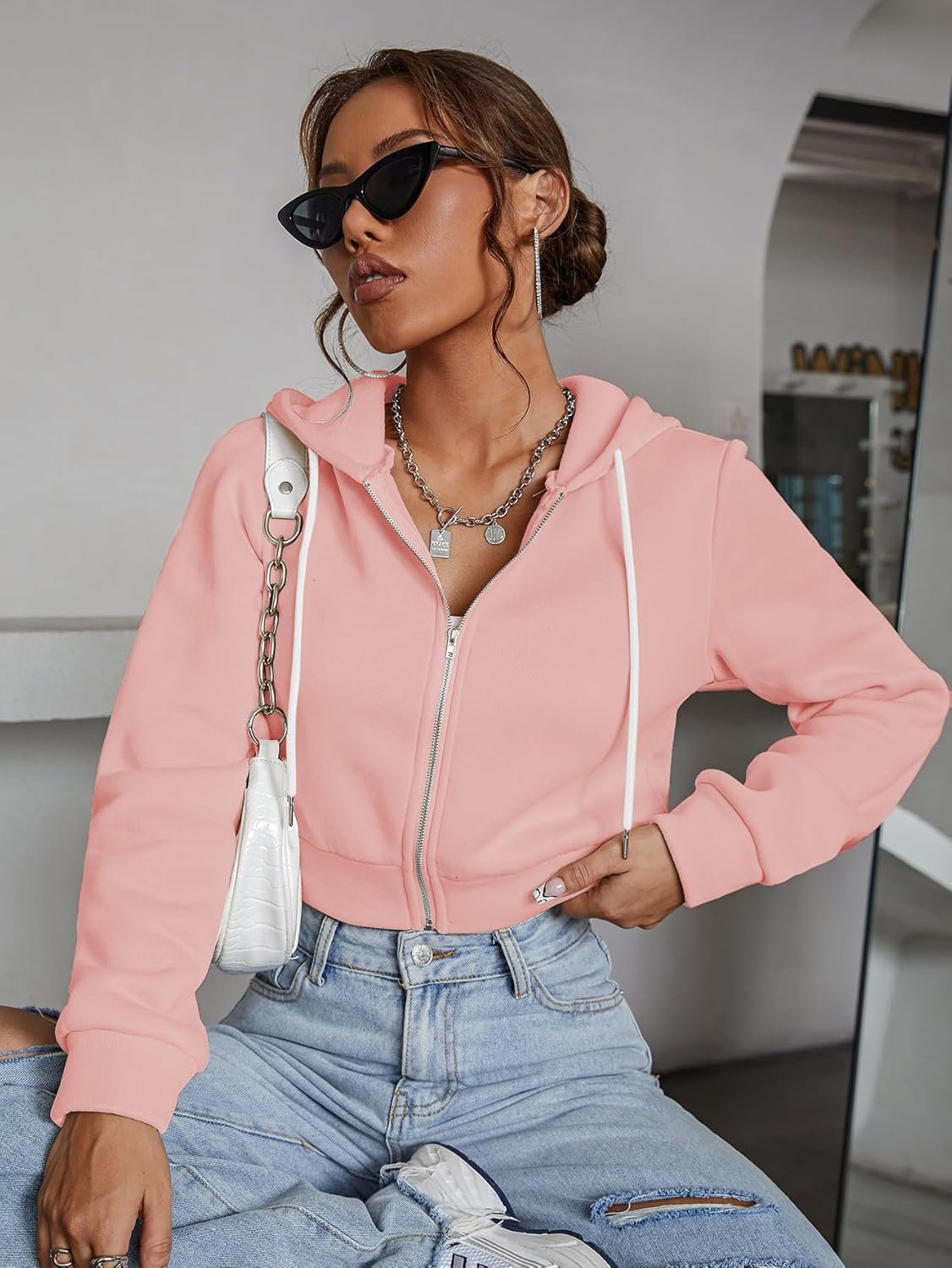 TADKEE Women Hooded Sweatshirt - Image 2