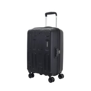 American Tourister Cabin Ivy 2.0-8 Wheel, 55 CM Small Hard PP Suitcase for Travel/Trolley Bag for Travel/Travel Bag with Combination Lock & Smooth Sliding Double Wheel for Women & Men – Black
