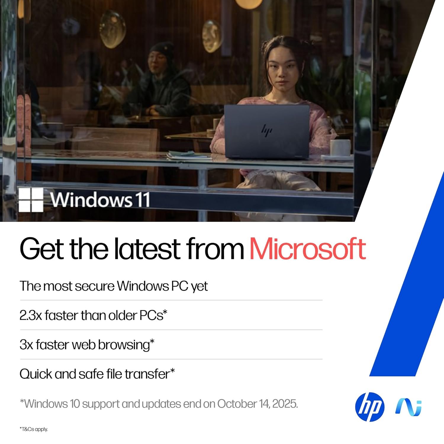 HP OmniBook 7 OLED, Intel Core Ultra 7 255H (32GB LPDDR5,1TB SSD), 3K, 0.2 ms, Micro-Edge, 14''/35.6cm, Win 11, M365, Office 24, Meteor Silver,1.5kg, fr0116TU, 5MP Camera w/Shutter, Backlit AI Laptop - Image 15