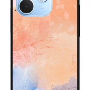 NDCOM for Oppo A5 Pro 5G Back Cover | Oppo a5Pro Cover | Premium Oppo A5 Pro BackCover for Enhanced Protection | Pink Aesthetic Watercolor Printed Metal Case