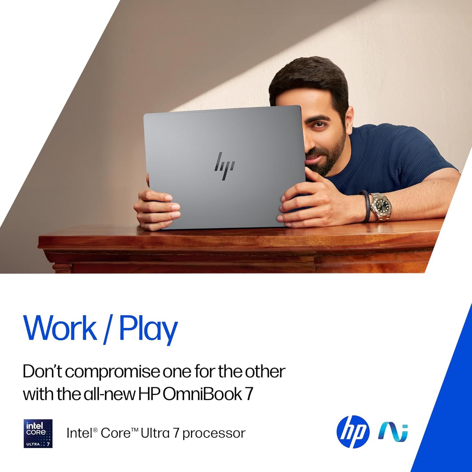 HP OmniBook 7 OLED, Intel Core Ultra 7 255H (32GB LPDDR5,1TB SSD), 3K, 0.2 ms, Micro-Edge, 14''/35.6cm, Win 11, M365, Office 24, Meteor Silver,1.5kg, fr0116TU, 5MP Camera w/Shutter, Backlit AI Laptop - Image 6