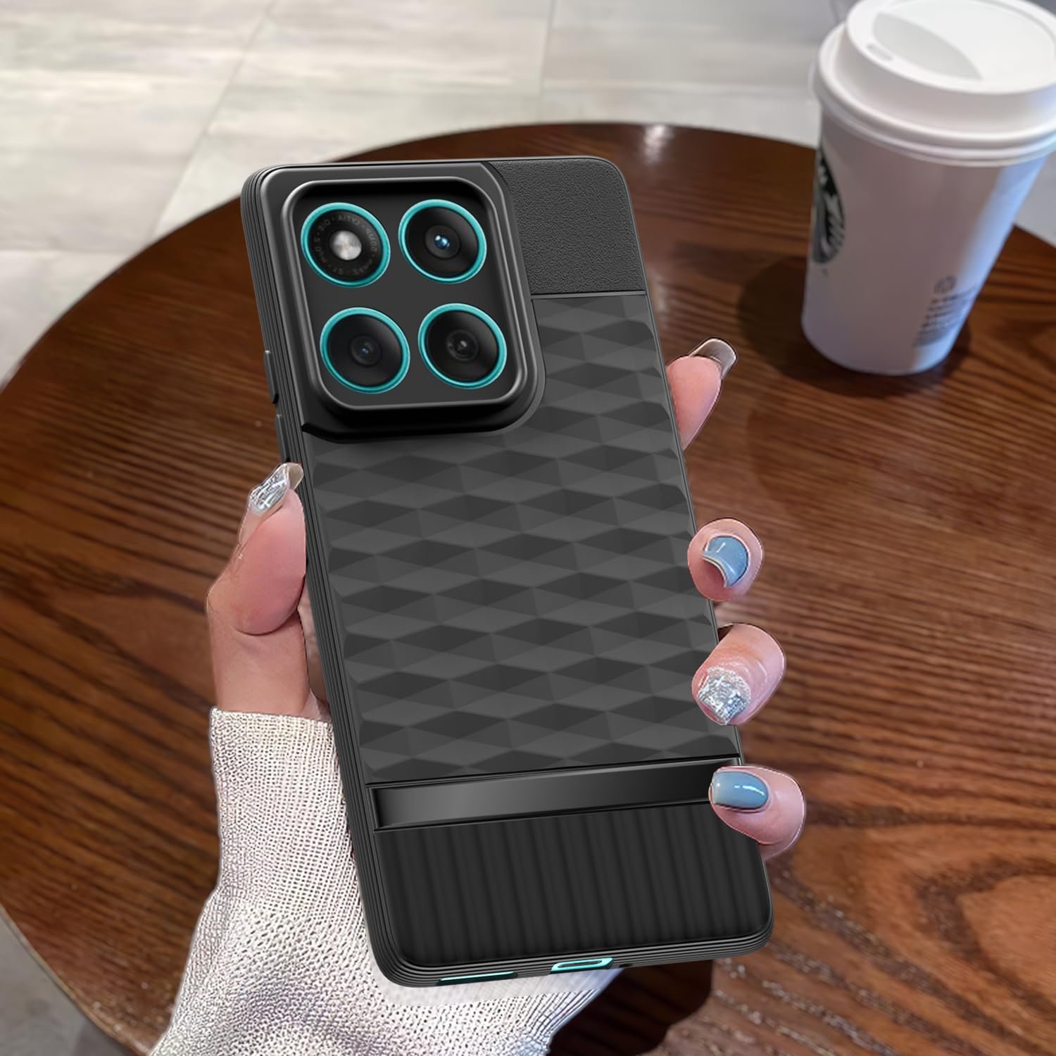 Outlouders Back Cover for Motorola Moto Edge 60 5G / Motorola Moto Edge 60 Fusion 5G | Full Camera Protection | TPU Soft Flexible Shockproof Bumper Case (Black) - Image 7