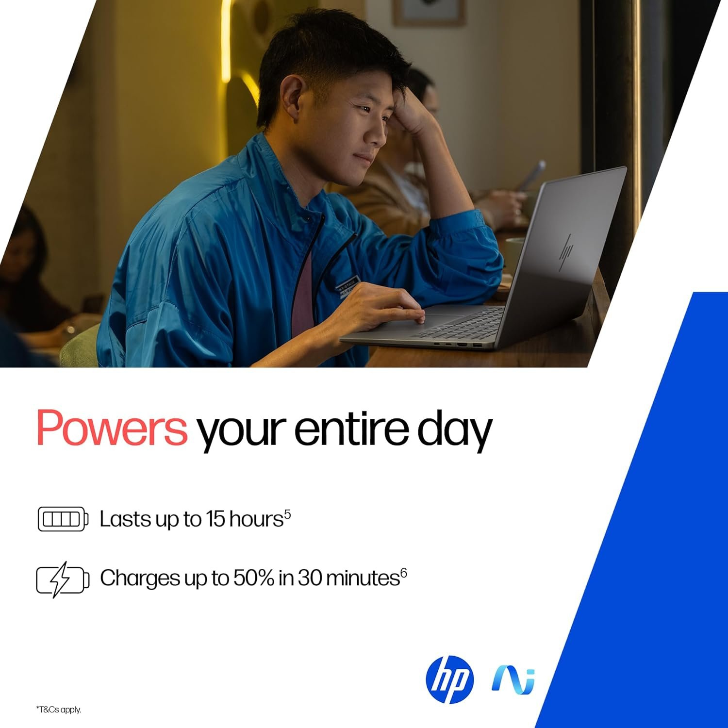 HP OmniBook 7 OLED, Intel Core Ultra 7 255H (32GB LPDDR5,1TB SSD), 3K, 0.2 ms, Micro-Edge, 14''/35.6cm, Win 11, M365, Office 24, Meteor Silver,1.5kg, fr0116TU, 5MP Camera w/Shutter, Backlit AI Laptop - Image 12