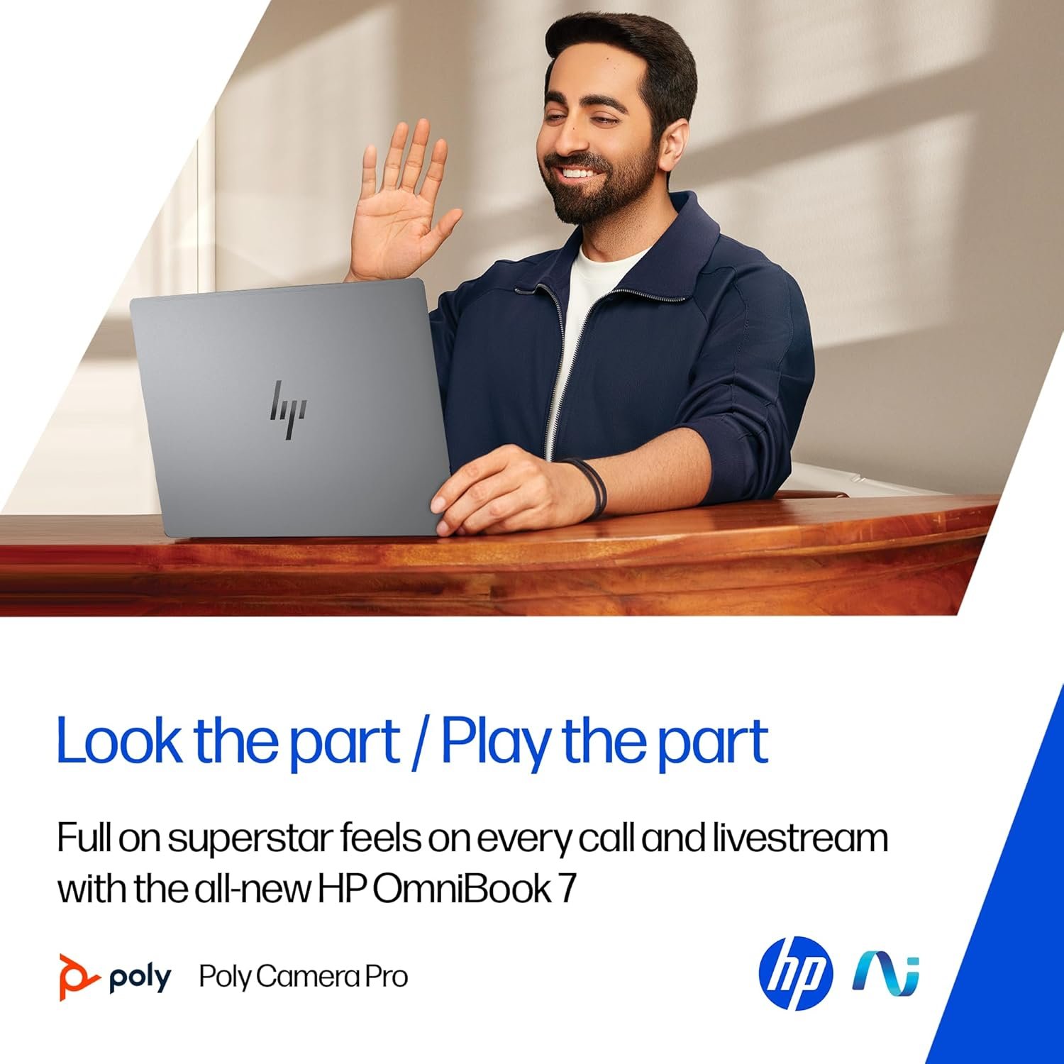 HP OmniBook 7 OLED, Intel Core Ultra 7 255H (32GB LPDDR5,1TB SSD), 3K, 0.2 ms, Micro-Edge, 14''/35.6cm, Win 11, M365, Office 24, Meteor Silver,1.5kg, fr0116TU, 5MP Camera w/Shutter, Backlit AI Laptop - Image 8