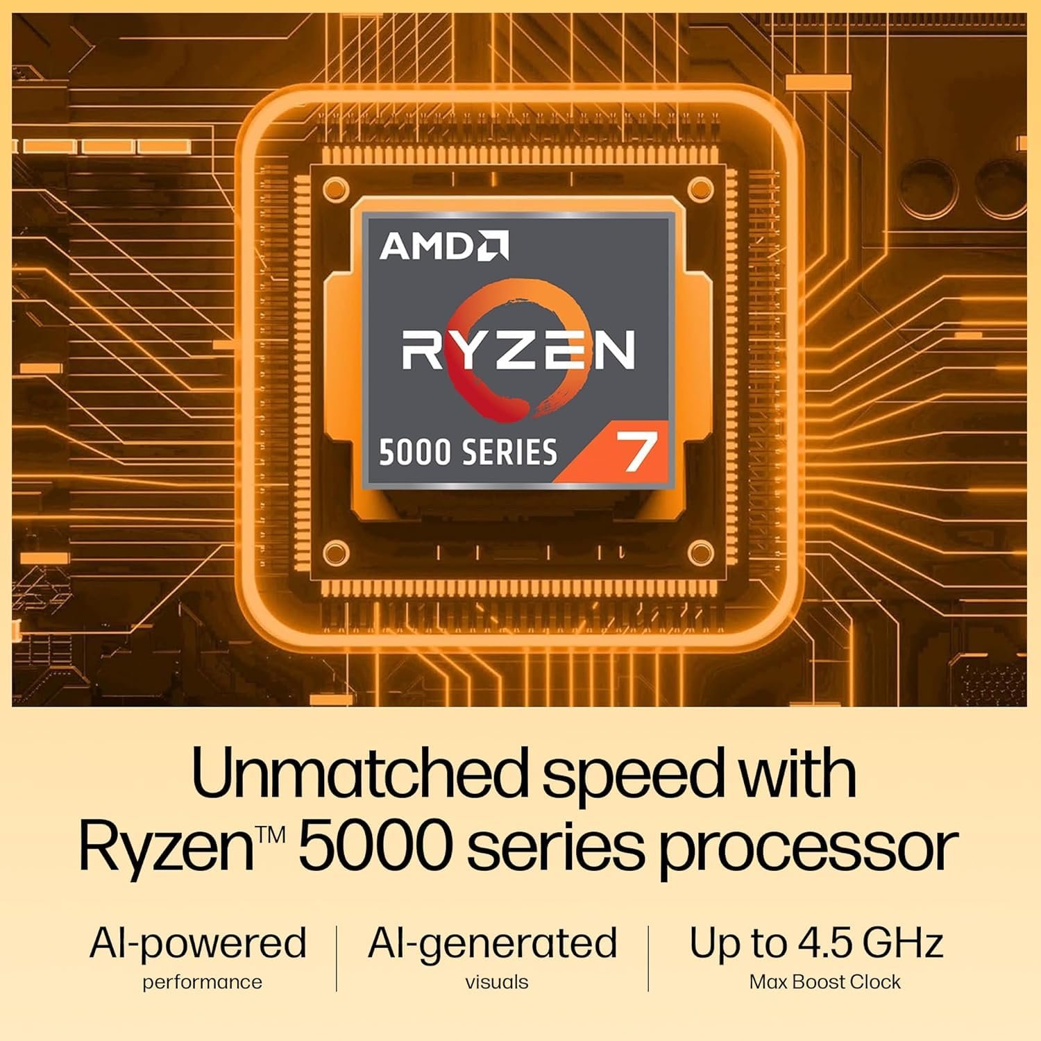HP 15, AMD Ryzen 7 5825U, 16GB DDR4, 512GB SSD, 15.6-inch(39.6cm) Anti-Glare, FHD, Radeon Graphics, Backlit KB, 1080p HD cam (Win11, M365 Basic(1yr),Office Home24, Silver, 1.69kg) fc0476AU - Image 2