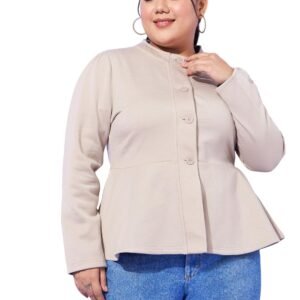 SASSAFRAS Curve Women’s Peplum Jacket