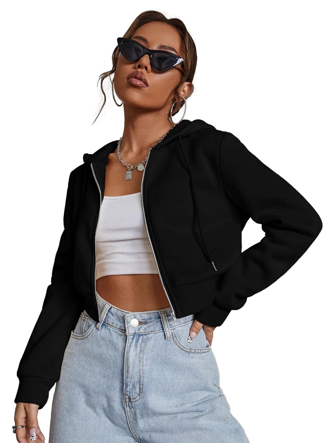 TADKEE Women Hooded Sweatshirt