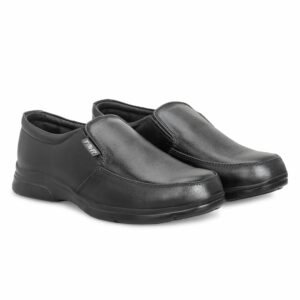 TOR® Phylon Sole Safety Shoes for Men’s| Stylish Look| Genuine Leather with Non Slip Outsole & Steel Toe| Comfortable and Waterproof| Weight 600 gram| Non Lace Shoes| Balck and Brown