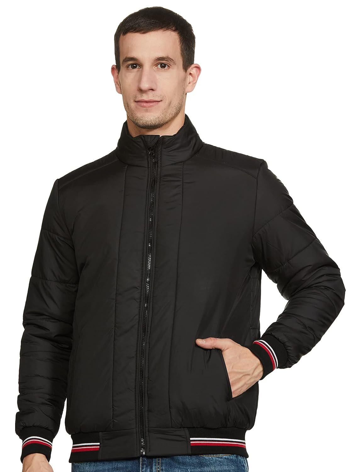 Amazon Brand - Symbol Men's 100% Polyester Regular Jacket