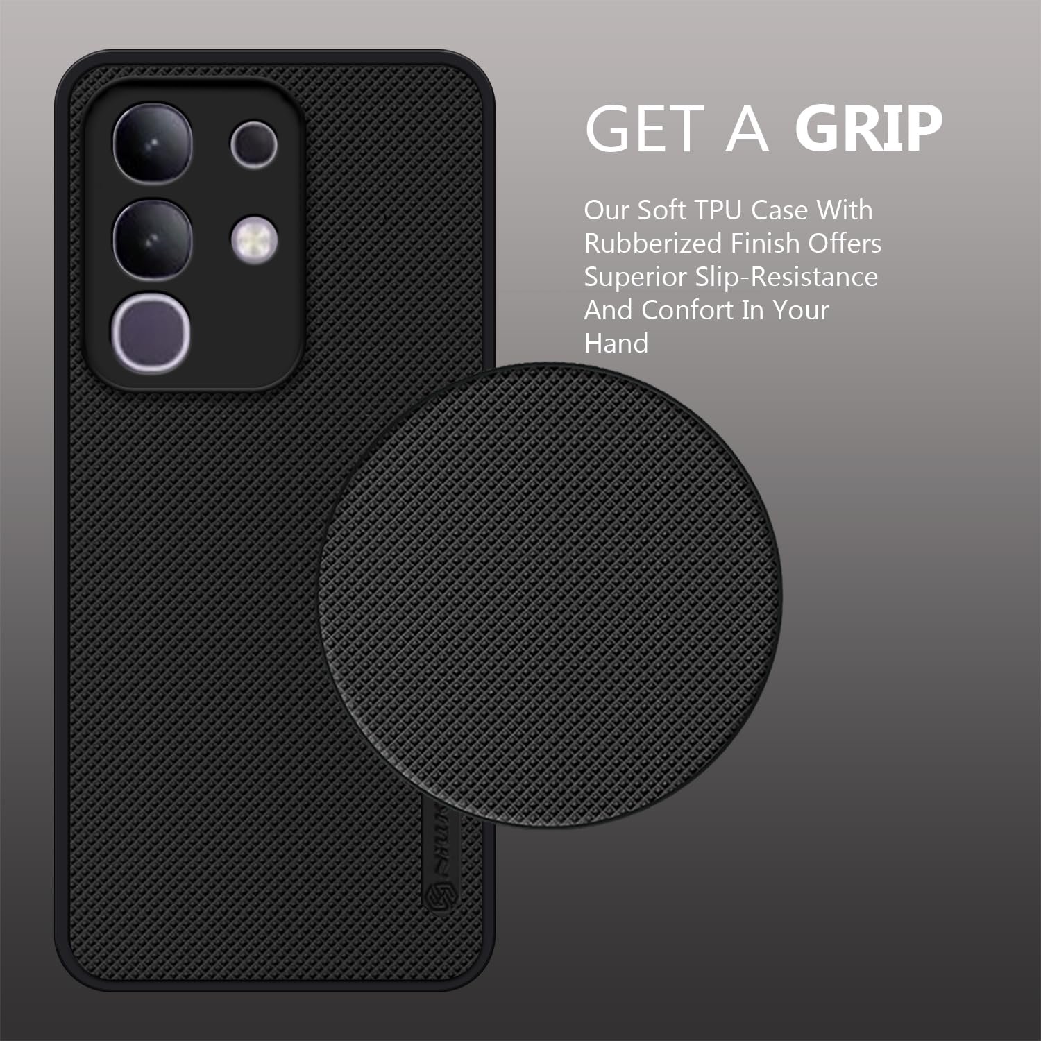 VIDO Super Frosted Raised Camera Protect Soft Back Case Cover for Vivo T4x 5G / iQOO Z10x 5G - Image 3