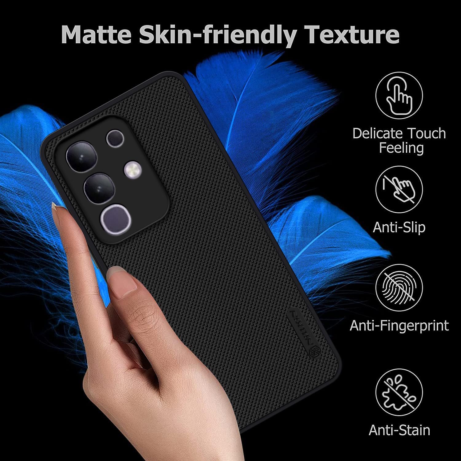 VIDO Super Frosted Raised Camera Protect Soft Back Case Cover for Vivo T4x 5G / iQOO Z10x 5G - Image 4