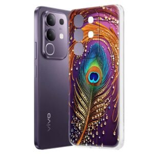 Fashionury Back Cover for Vivo T4x 5G, Vivo T4x 5g Back Cover -D3258