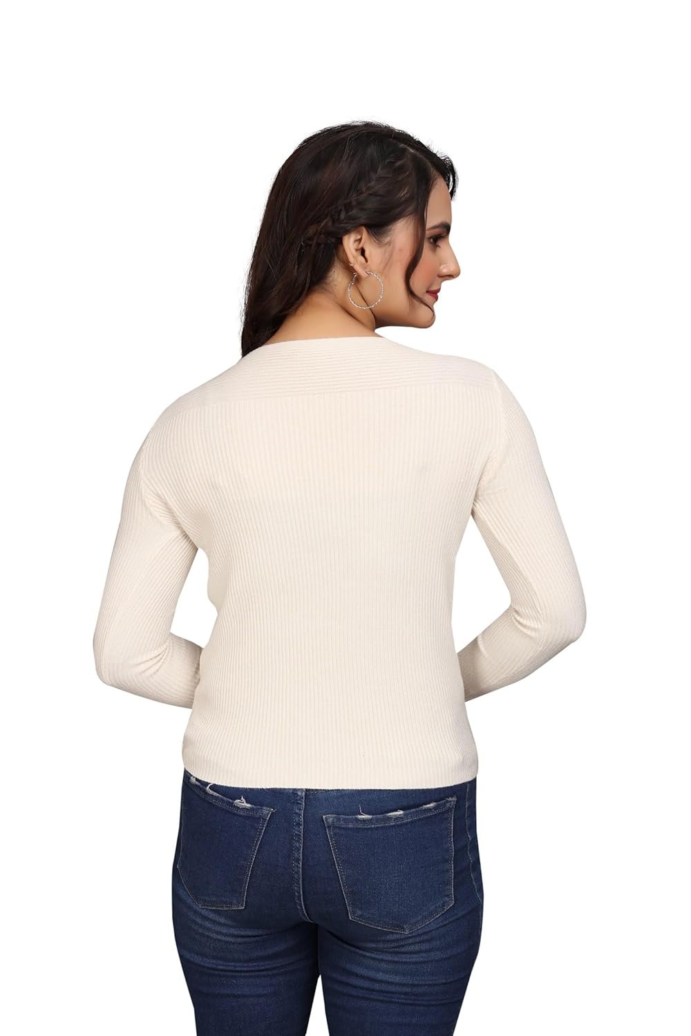 Women's Cotton and Polyester Blend Sleeveless Free Size T-Shirt | Crop Top - Image 5