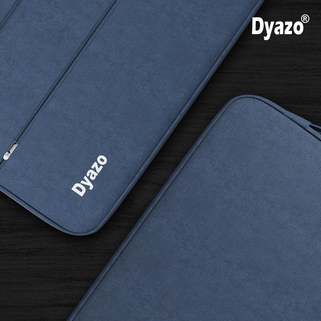 Dyazo Office Protective Laptop Sleeve | Laptop Case Cover With Handle for All 15 Inch To 15 .6" (39.6 cm) Laptops, Notebooks (Blue) - Image 2