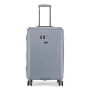 DKNY Urban Safari Range Blue Suede Hard 24″ Medium Luggage
