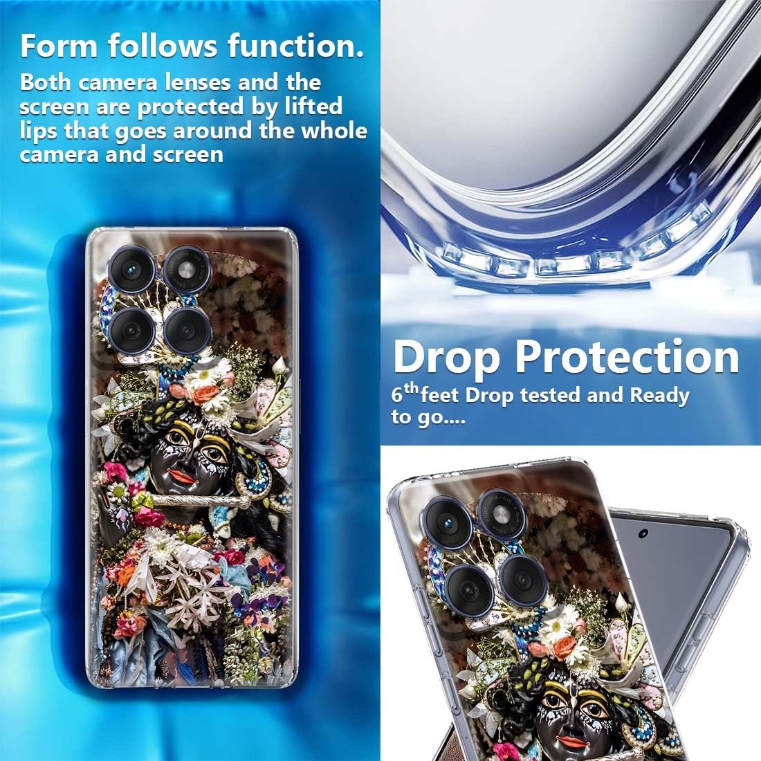 Fashionury Back Case for Moto Edge 60 Fusion, Back Cover for Motorola Edge 60 Fusion -D3210 - Image 3