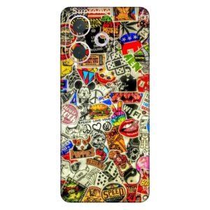 Mobile Skin Sticker Compatible with Oppo A5 PRO 5G Skin Not Back Cover, Camera & Back Protector Mobile Skin Wrap; Oppo A5 PRO 5G-JAM-169