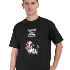 LA CORSA Unisex Premium T-Shirt for Men & Women – 100% Cotton Bio-Washed Smart Loose Fit Half Sleeves DTF Graphic Print with Silicon Finish – Relaxed Zen Punk Style