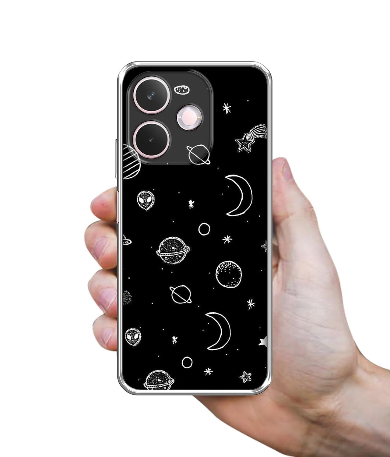 Space Stars Universe Printed Silicon Soft TPU Back Case Cover for Oppo A5 Pro 5G - Image 3