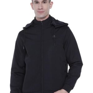 Qube By Fort Collins Men’s Regular Fit Lightweight Winter Jacket – Stylish & Comfortable for Casual and Outdoor Wear