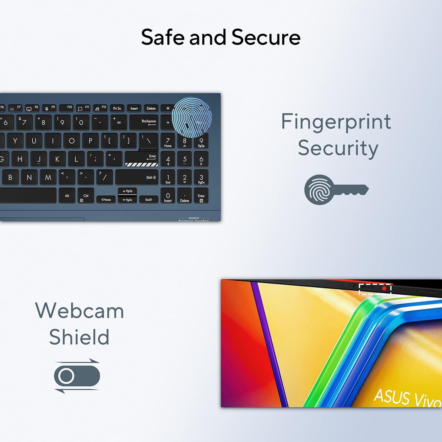 ASUS Vivobook S 15 OLED (2023), Intel Core EVO i5-13500H, 13th Gen, 16GB RAM, 512GB SSD, 2.8K OLED 120Hz, 15.6"/39.62cm, Windows 11, MS Office 2021, Blue, 1.7KG, S5504VA-MA541WS, Iris Xe, 75WHr Laptop - Image 5