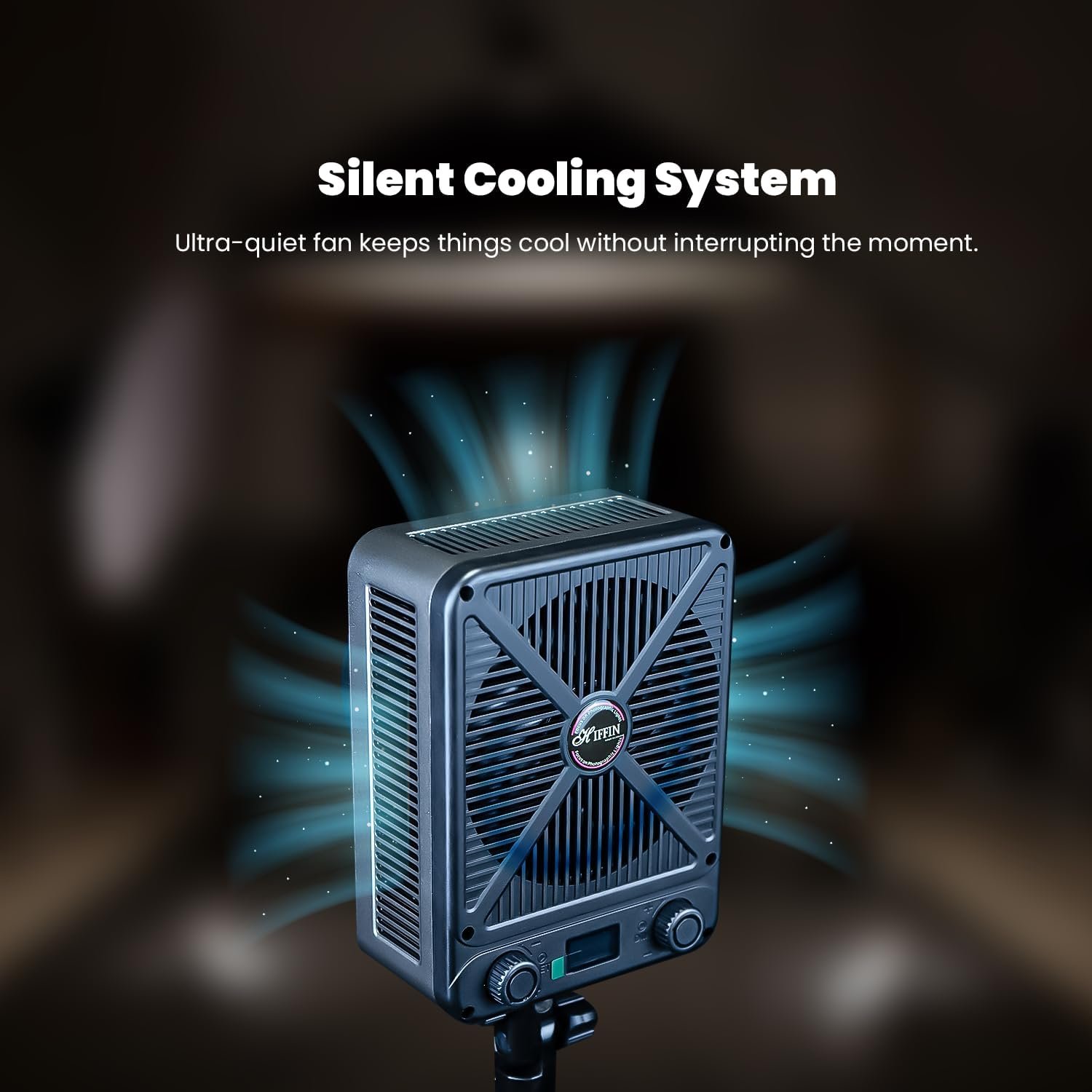 HIFFIN HF-250PRO Wonder Series 250W LED Studio Light | 17,800lm High Brightness | CRI 95+ | CCT 2700K-6500K | Bowens Mount | App Control | Professional Lighting Videography & Studio Setups - Image 7