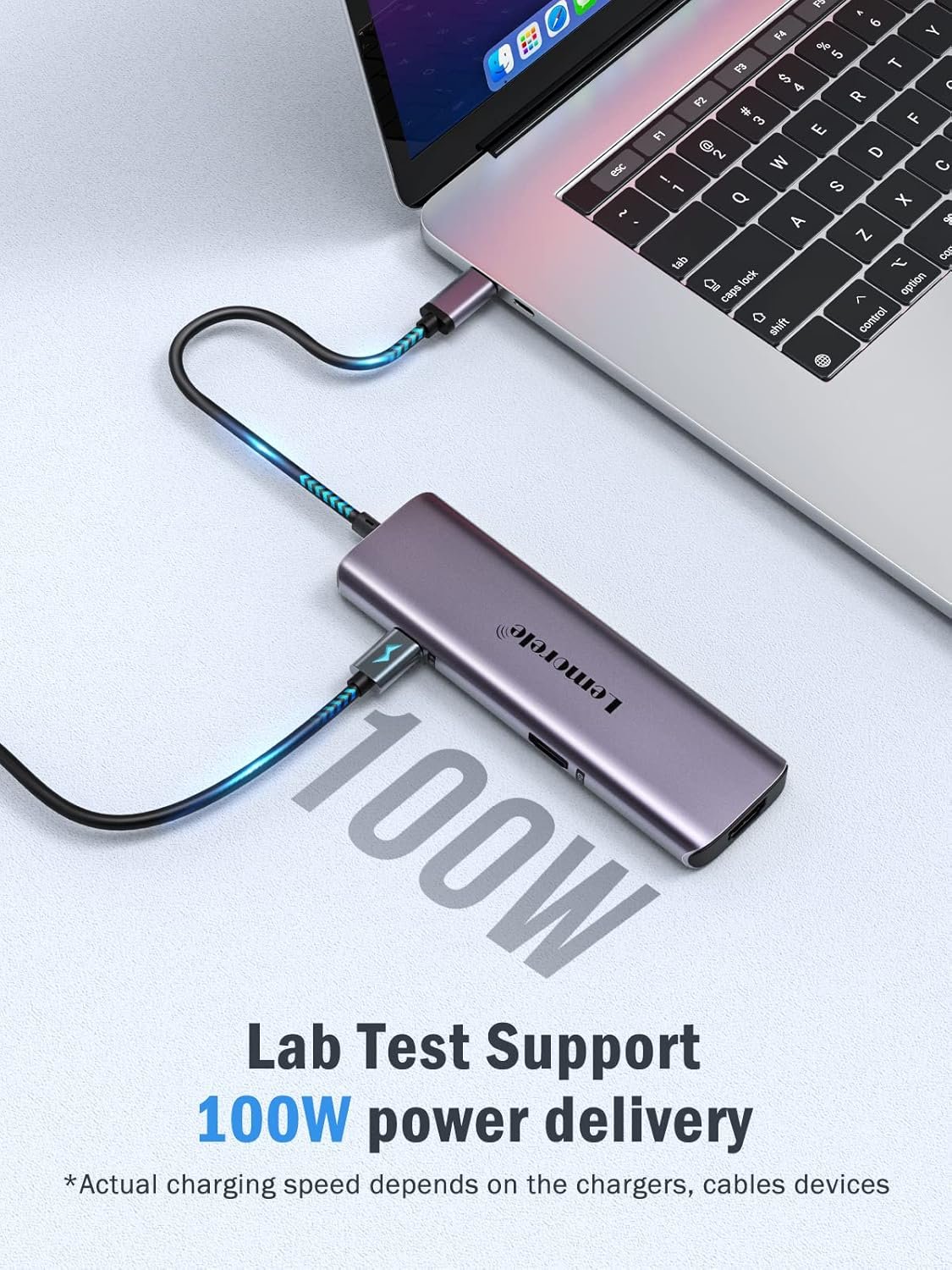 Lemorele 7-in-1 USB-C Hub Docking Station for Laptops | 4K Dual HDMI | USB 3.0 | 3 x USB 2.0 | 100W PD | Compatible with MacBook Pro, Dell, HP, Surface, and Lenovo Yoga - Image 6
