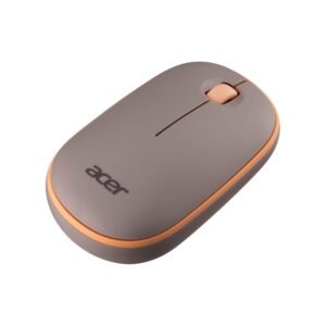 Acer Bubble Wireless Mouse AMR100 | 2.4GHz Silent Click | 1600 DPI | Ergonomic | AA Battery | Win8/10/11 | Compact Lightweight Design | Color: Peach